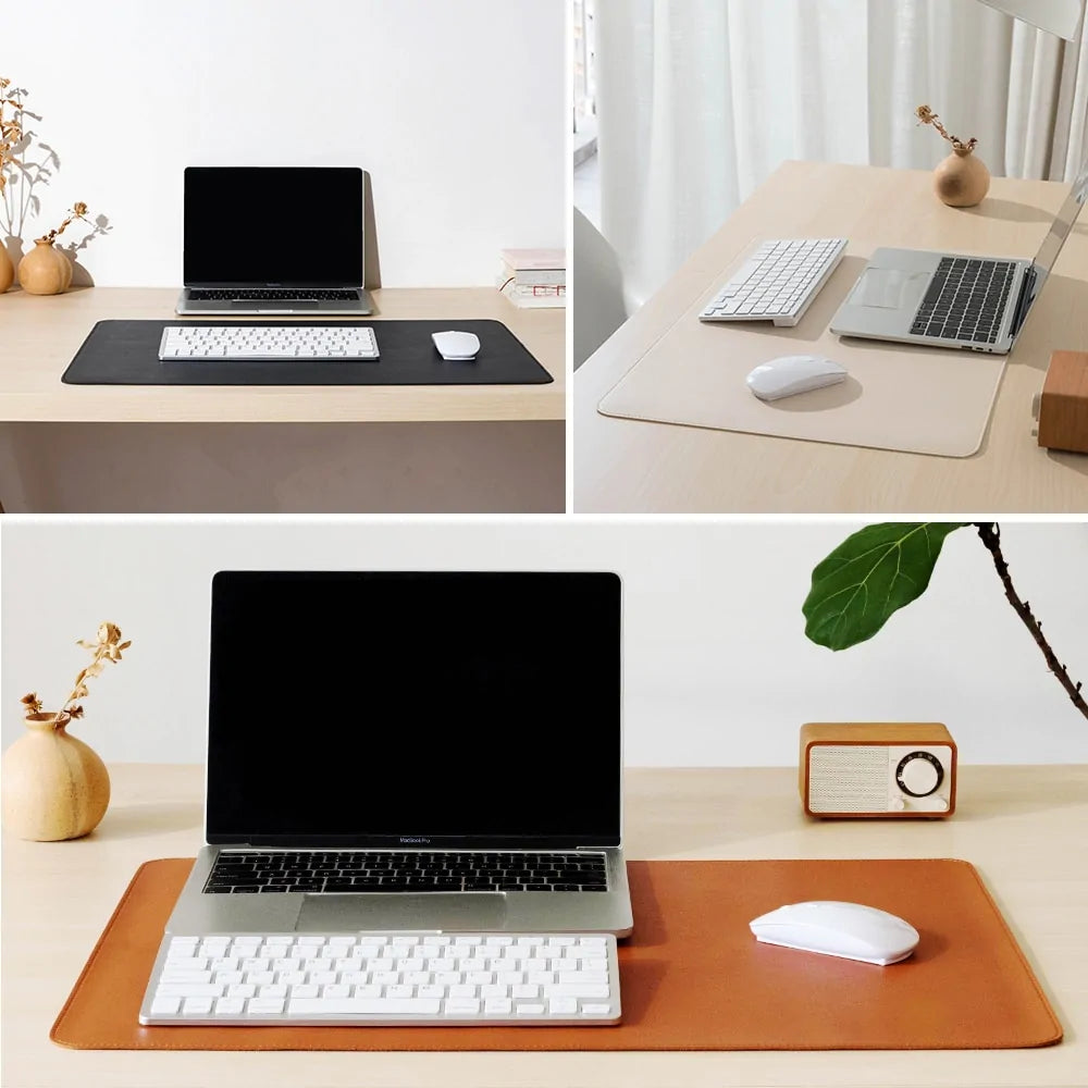 Leather Suede Desk Mat