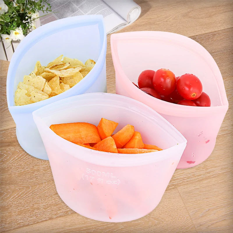 Reusable Silicone Storage Bags